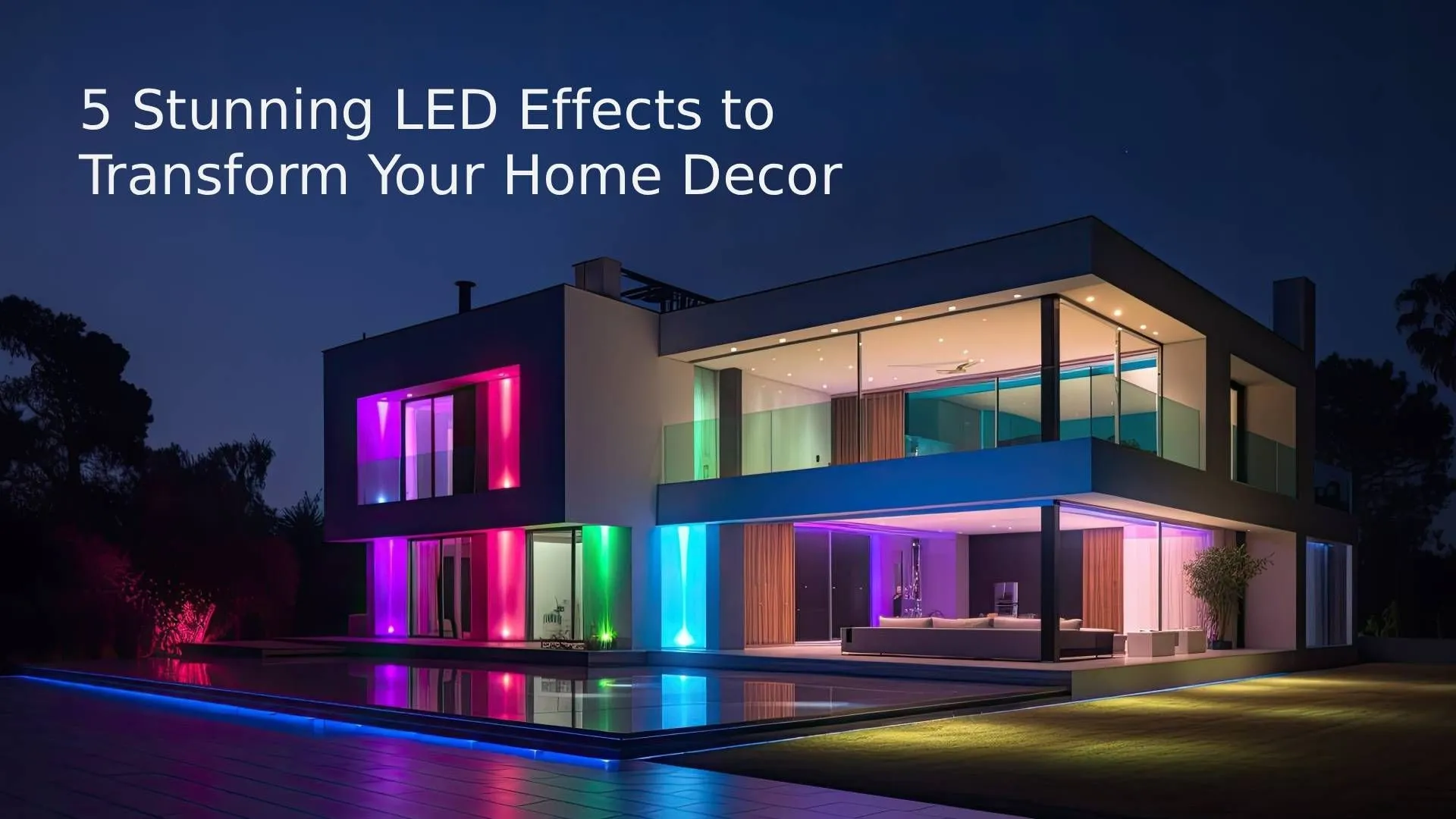 5 Stunning LED Effects to Transform Your Home Decor