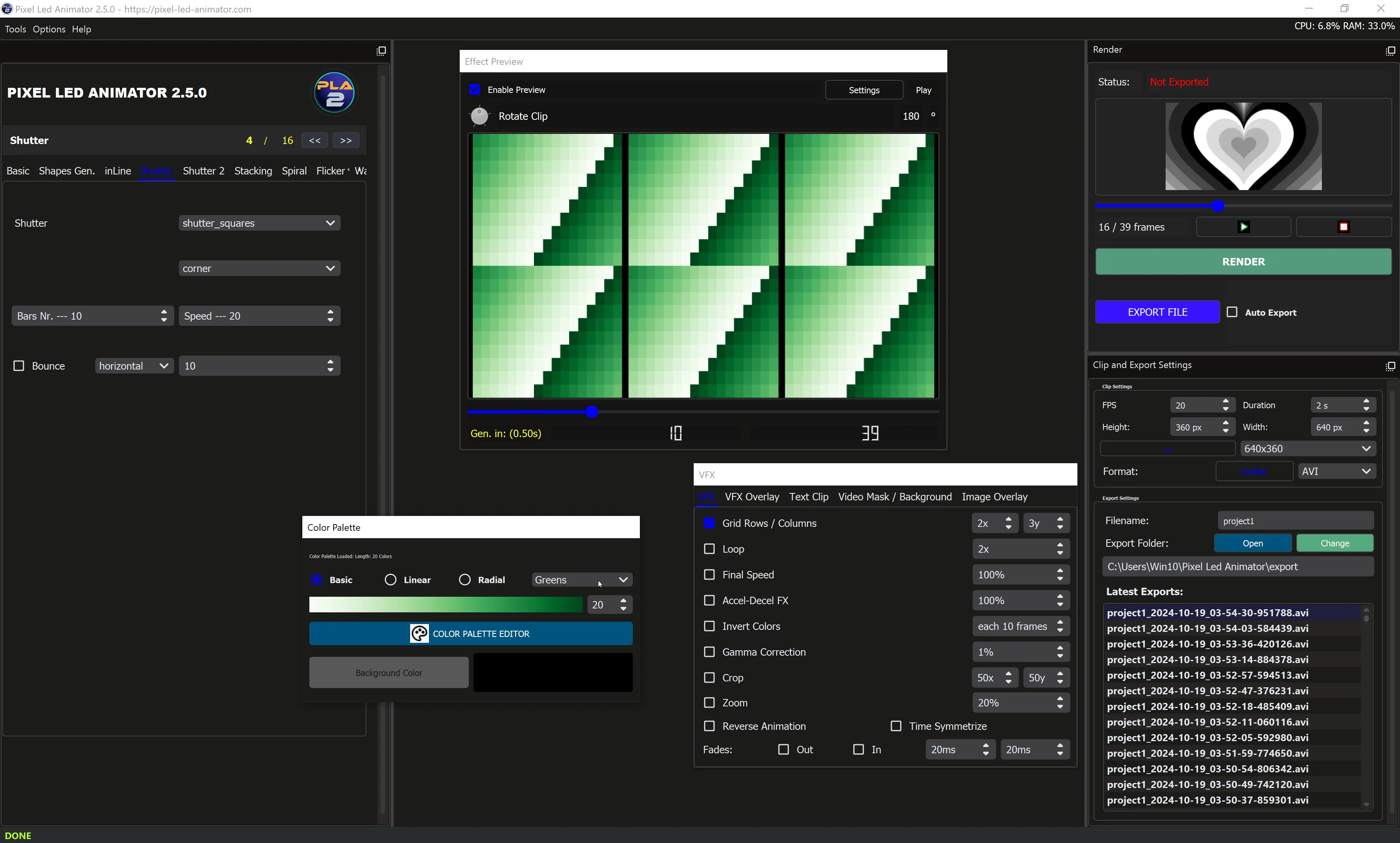 Multiple Format Export Options