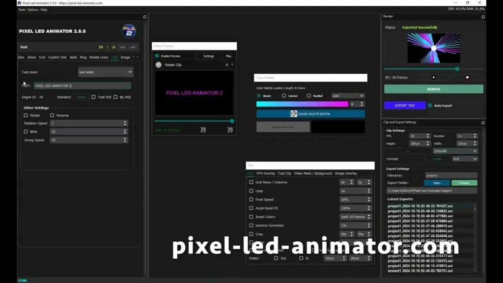 Professional LED Pattern Creation with Pixel LED Animator