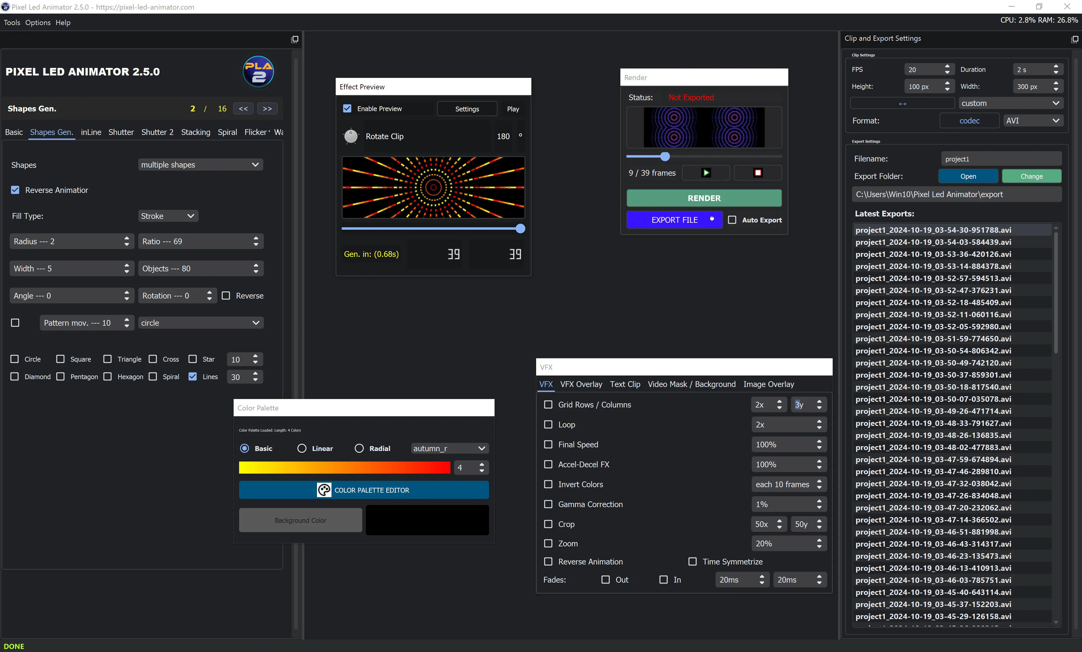 Professional LED Sequence Creation Tools